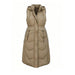Khaki Cotton Jacket Vest Coat
