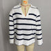 blue and white stripes