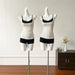 White Blouse Black suspender